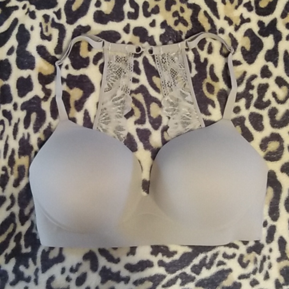 VS 43DD light grey pushup bra